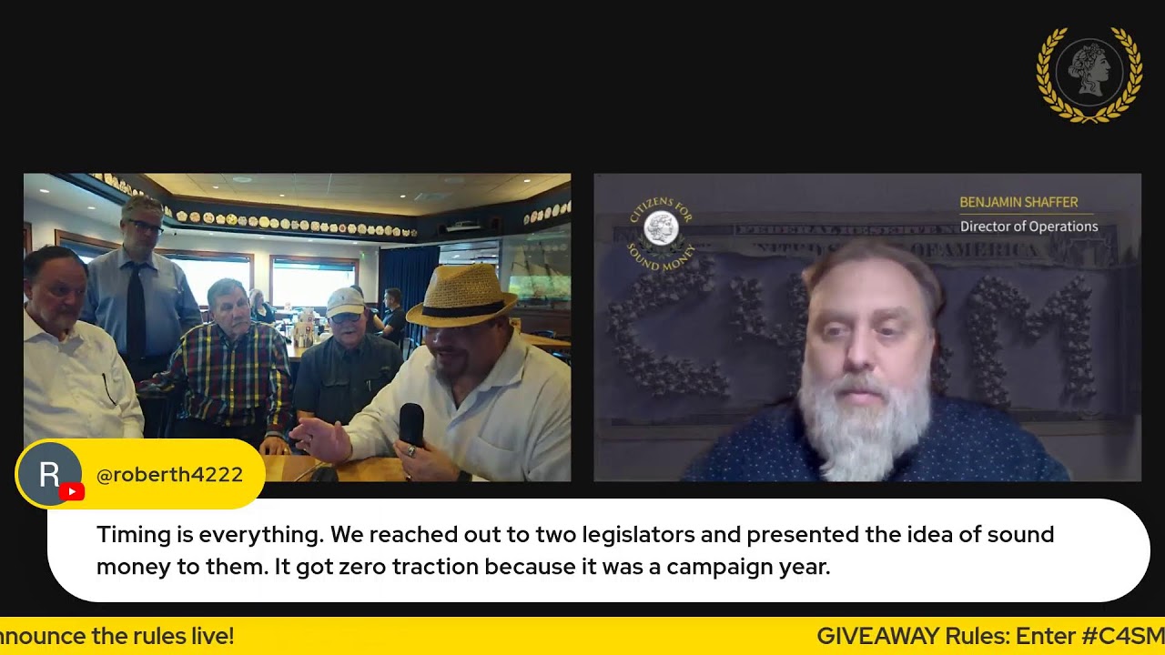 Sound Money Matters Live: Celebrating Maryland's Sound Money Victory!