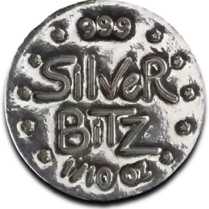 Silver Bitz 1/10 ounce 999 Silver